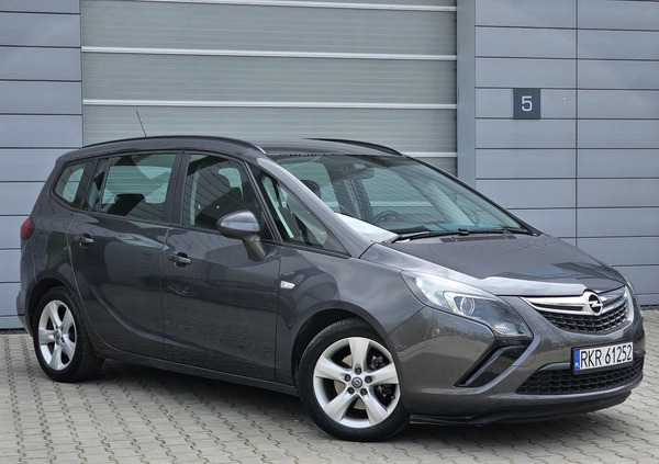 Opel Zafira cena 35900 przebieg: 193000, rok produkcji 2012 z Krosno małe 497